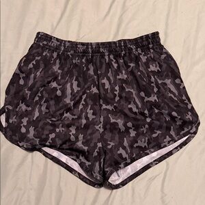 Men’s Black Camo Athletic Shorts